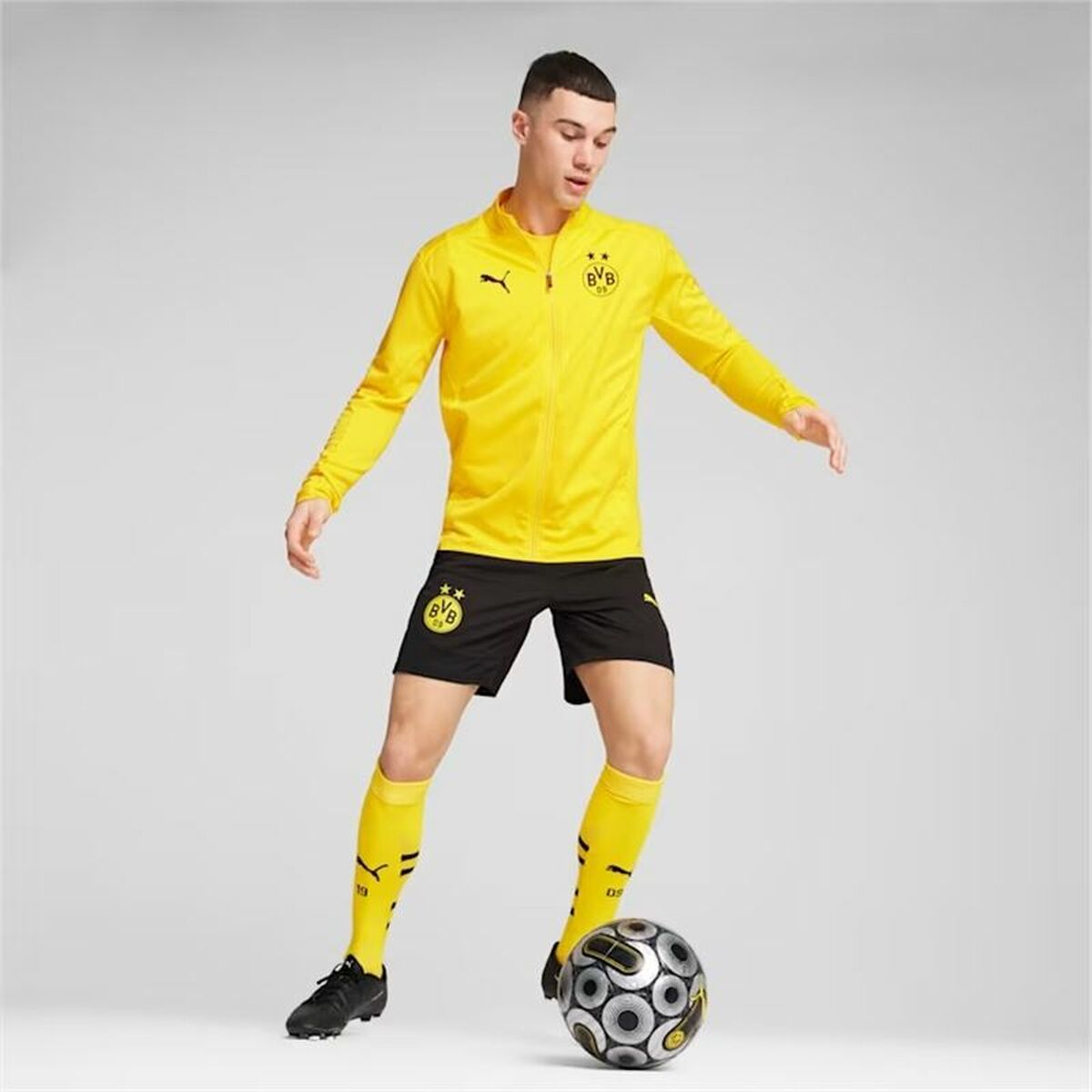 Träningsjacka Herr Puma Borussia Dortmund Gul